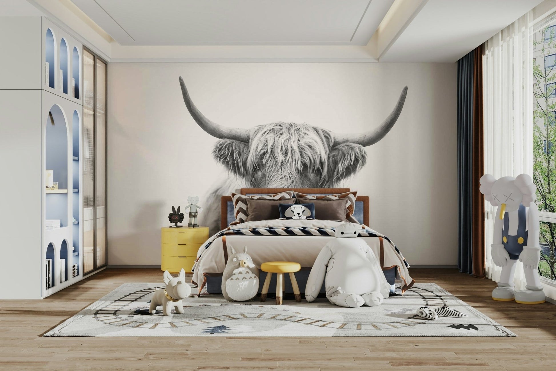 Ideal for a living room, study, or farmhouse-style room.

