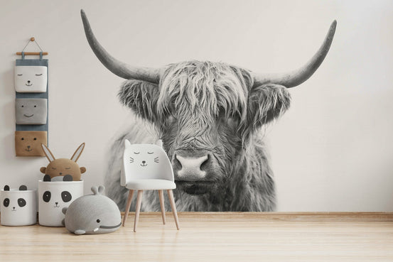 Majestic Highland bull with shaggy coat. GD2948

