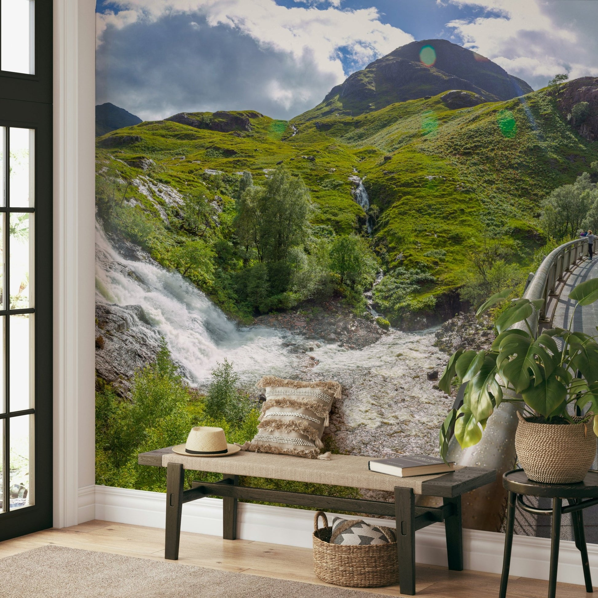 Ideal for a living room, study, or feature wall.

