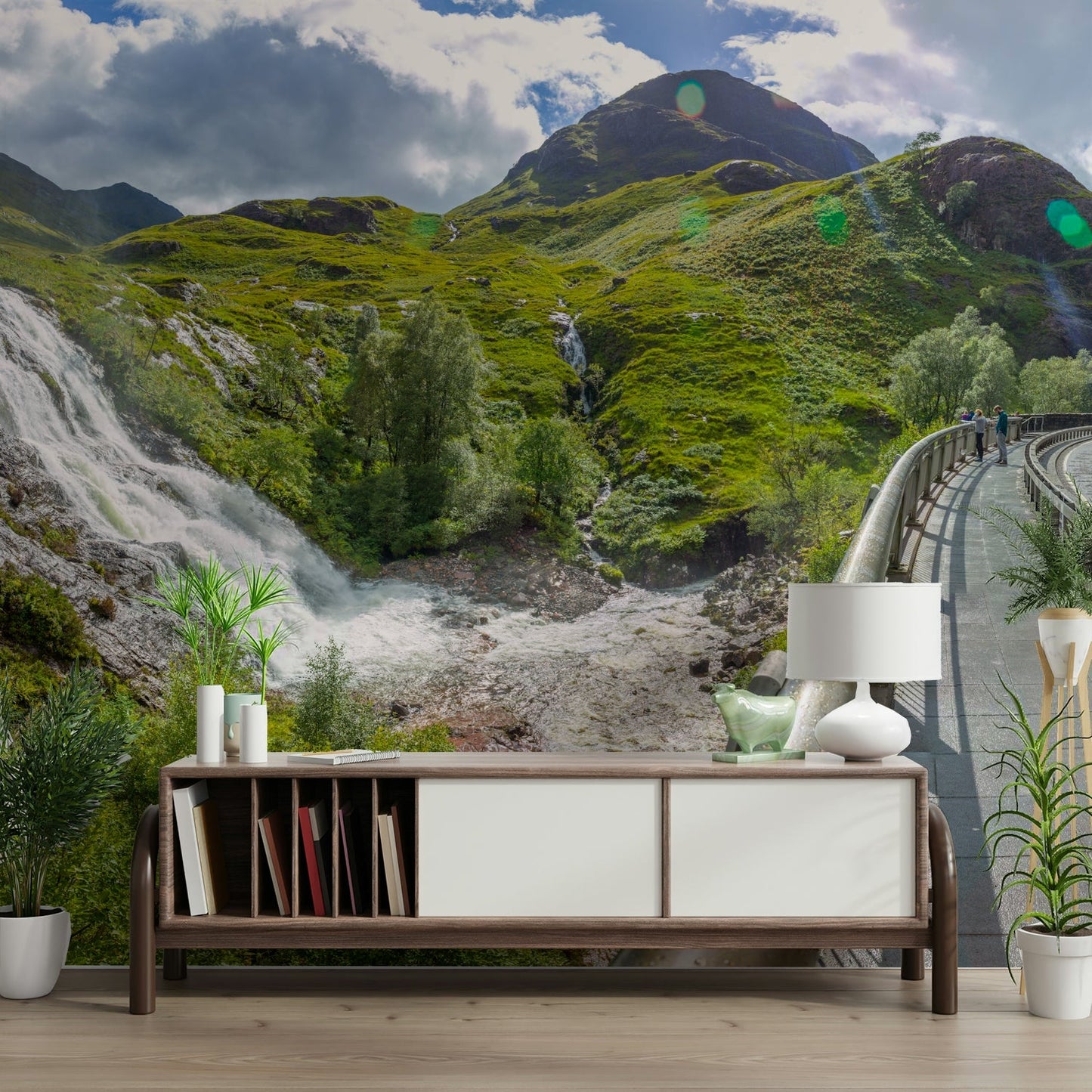 Verdant surroundings.

