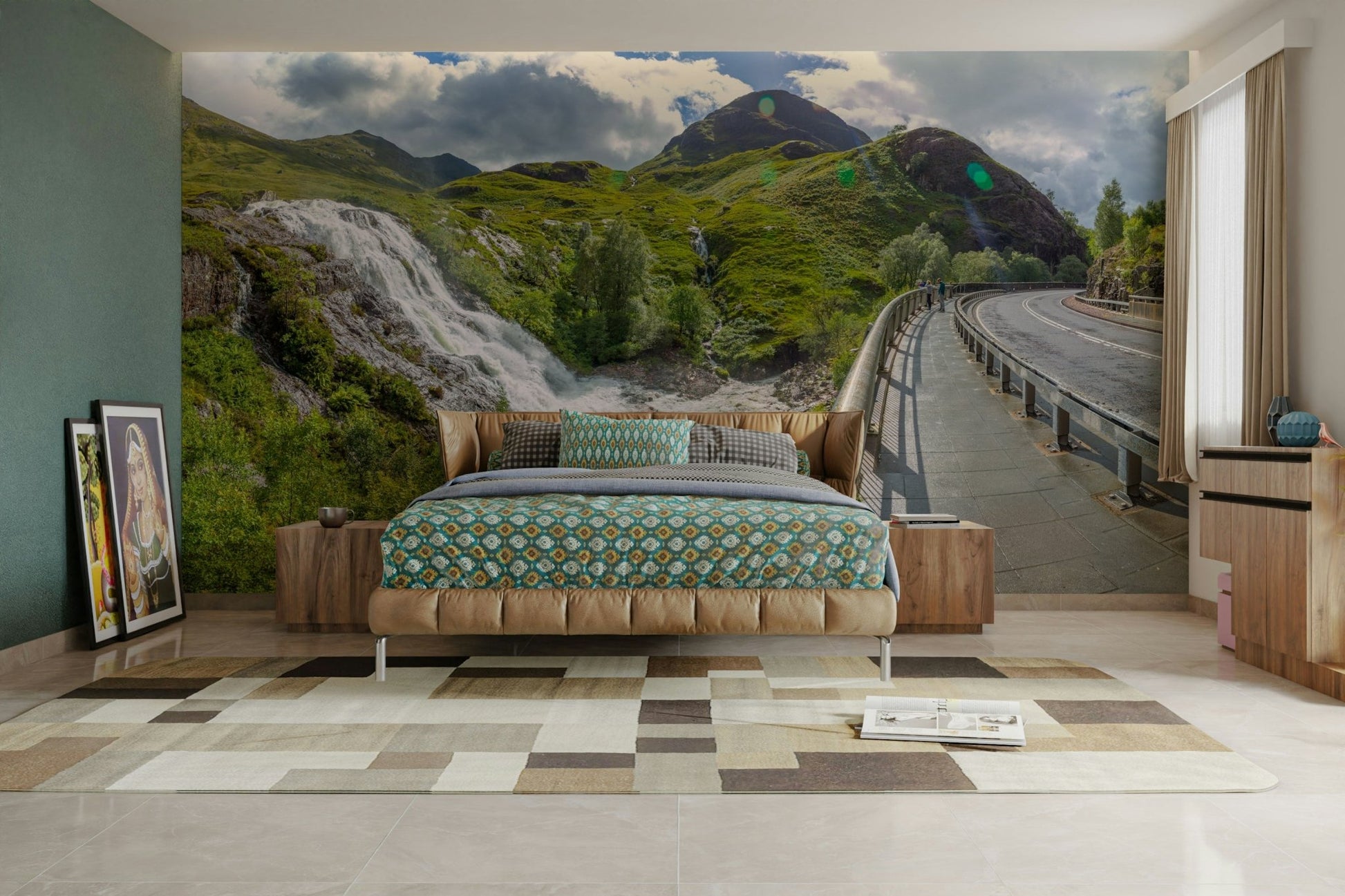 Rugged, lush landscapes.

