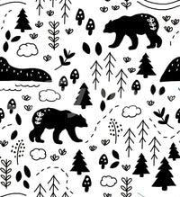 Lush green hiking trail wallpaper for serene interiors

