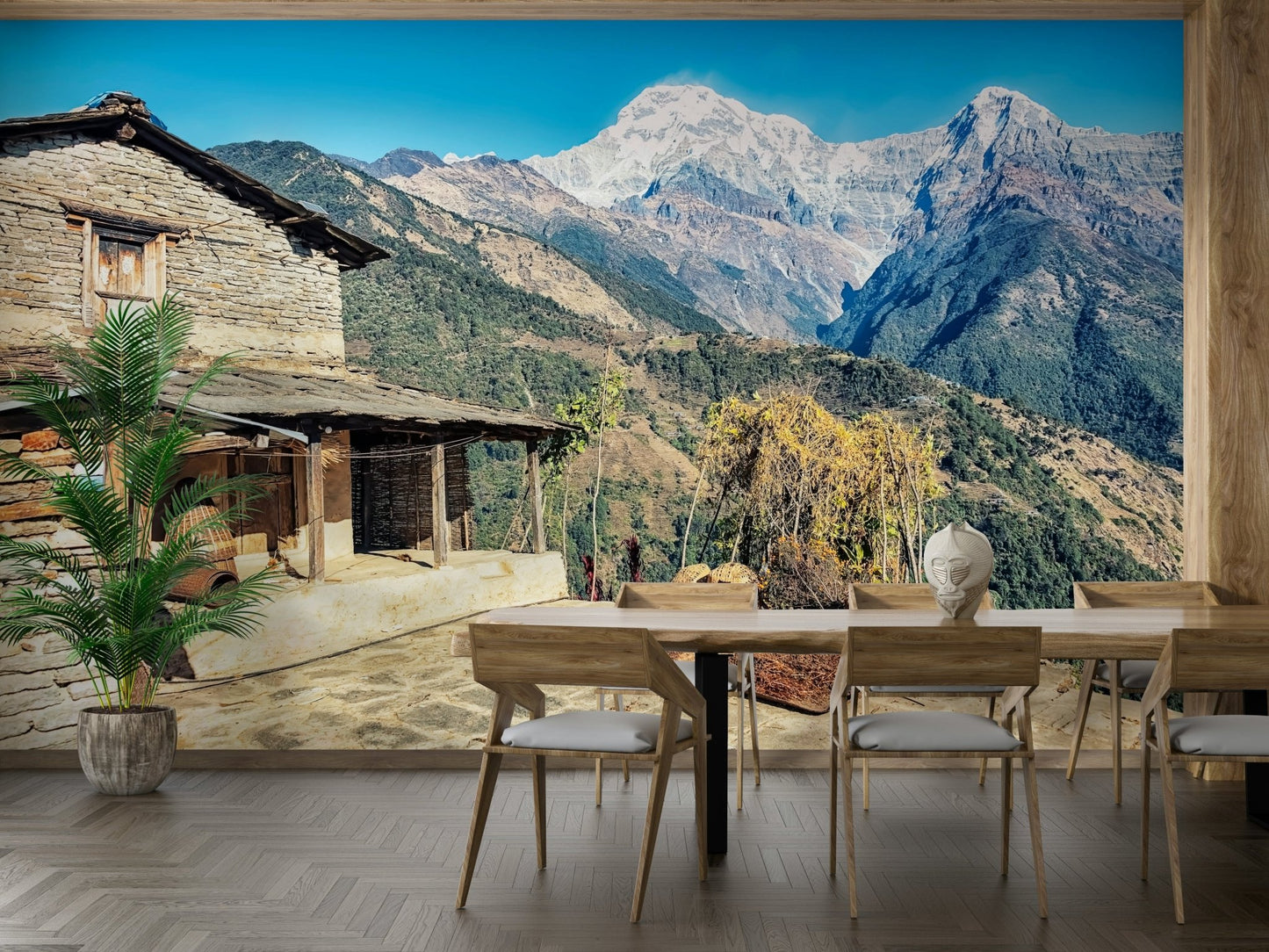Himalayan Home View Wall Mural