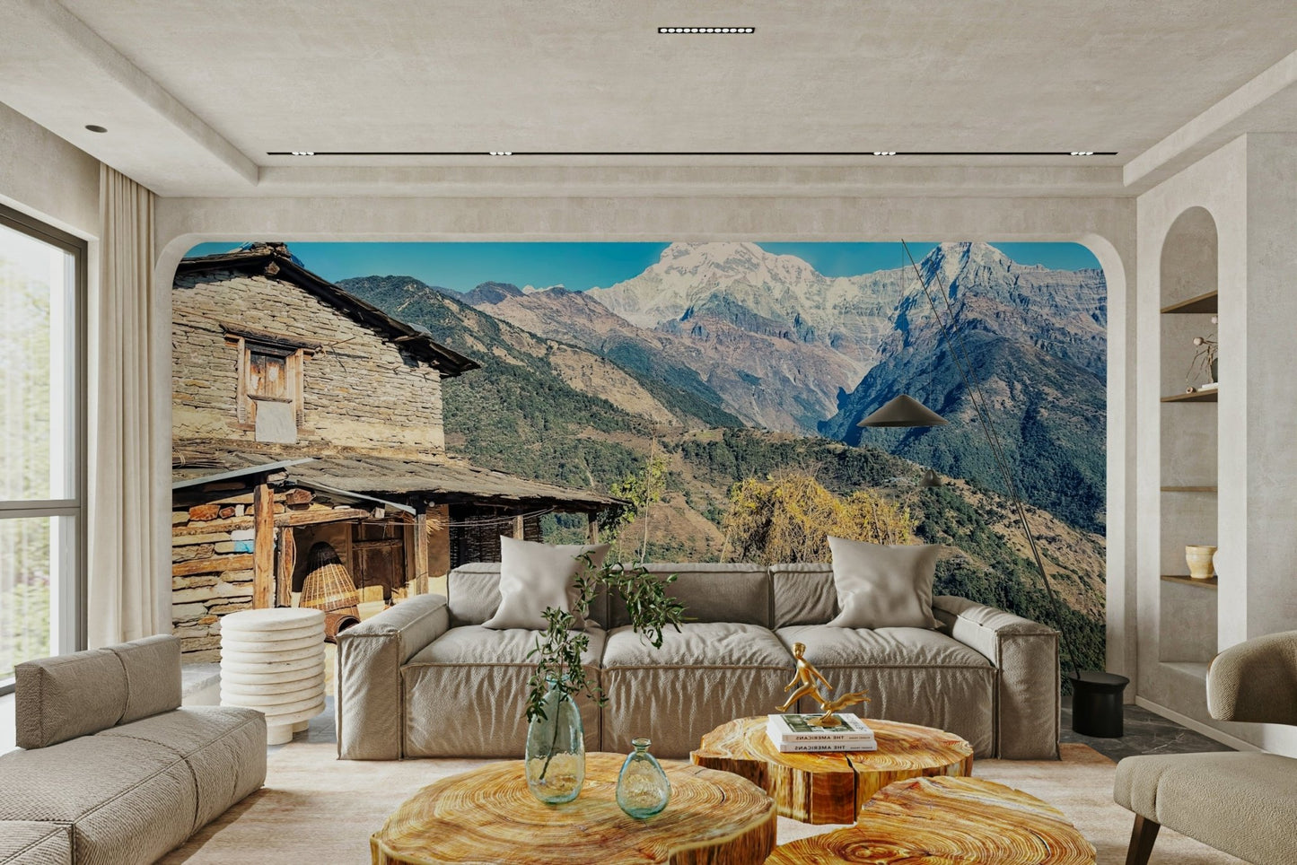 Himalayan Home View Wall Mural