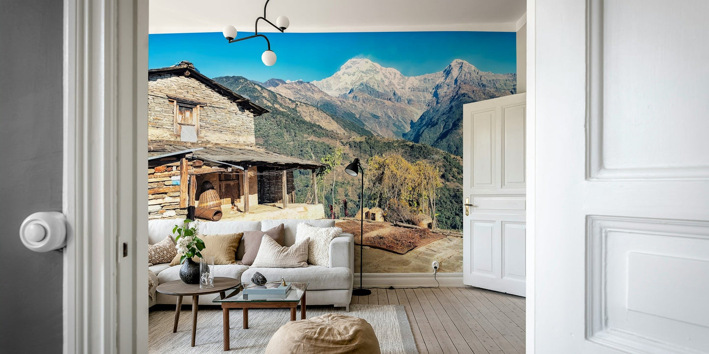 Himalayan Home View Wall Mural