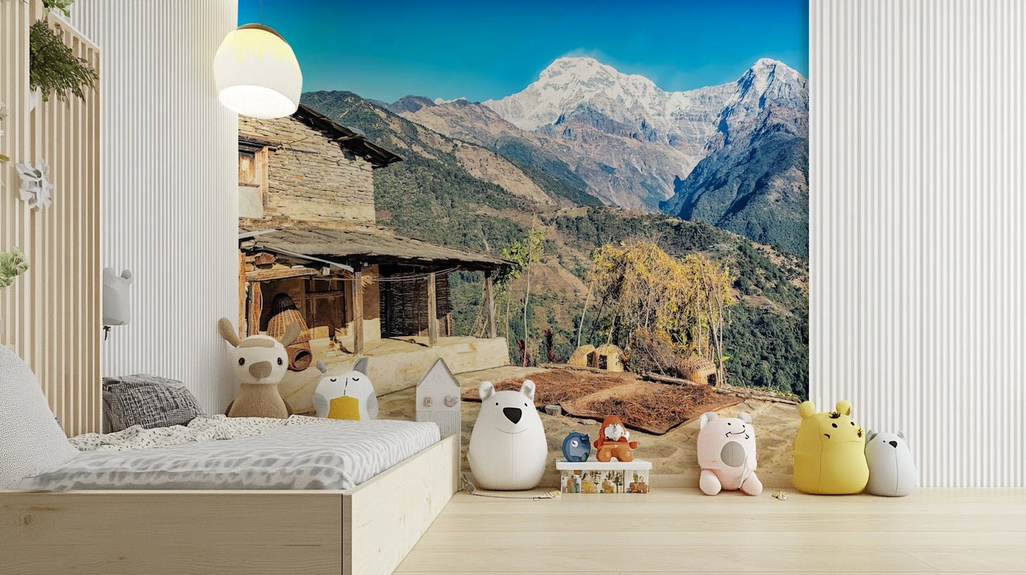 Himalayan Home View Wall Mural