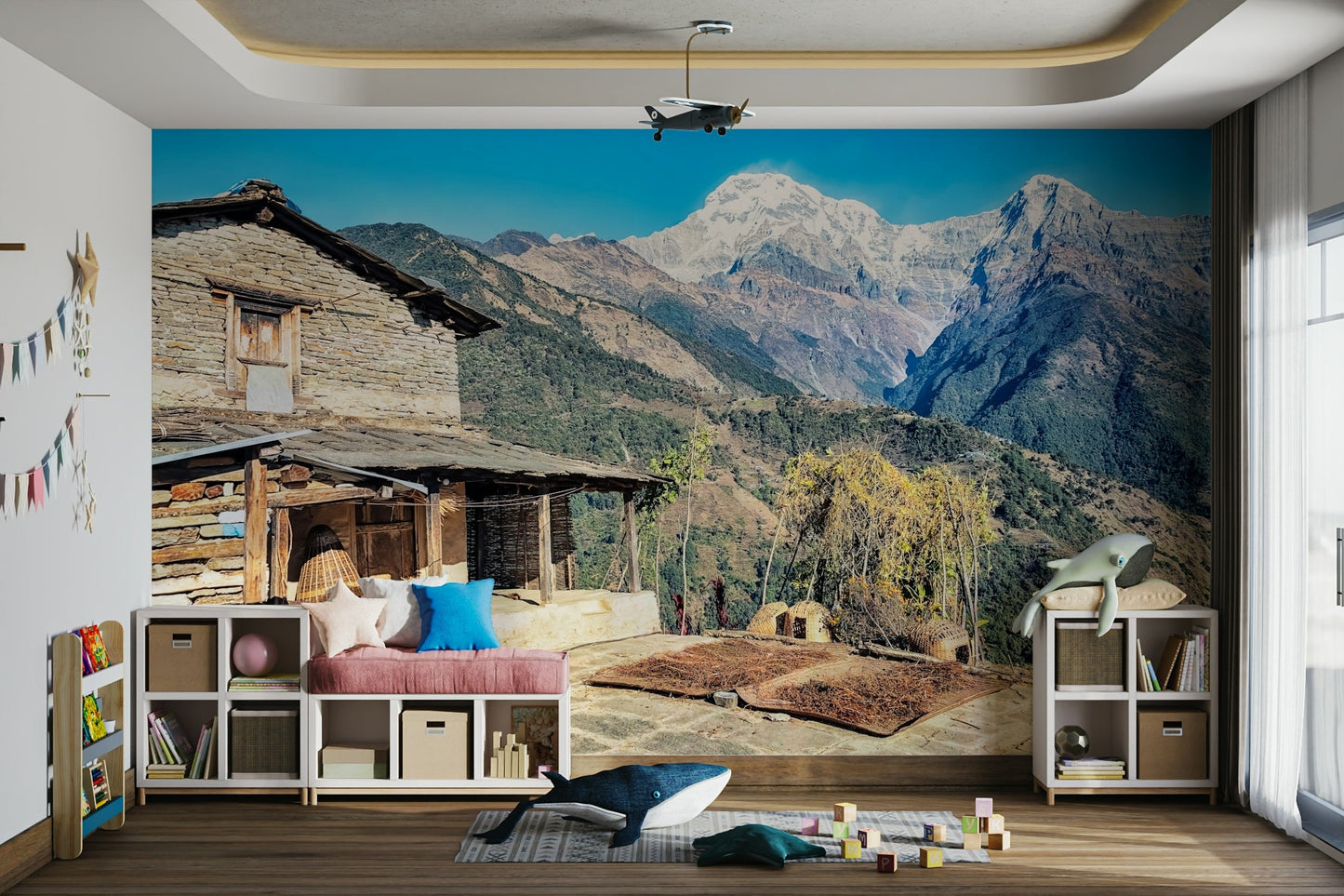 Himalayan Home View Wall Mural