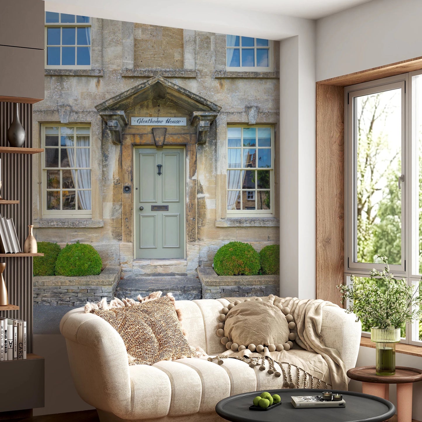 Historic Stone Home Wall Mural