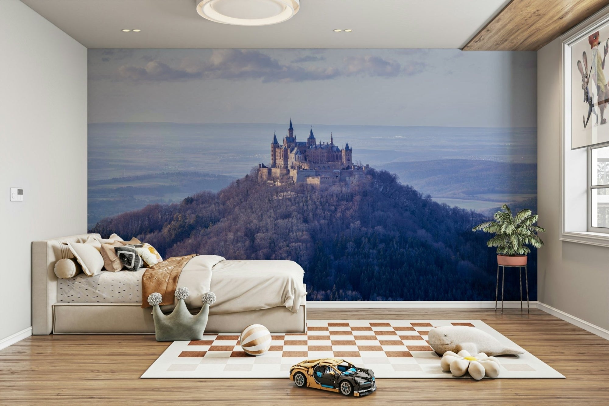 Hohenzollern Castle Wall Mural for a majestic room., GD1902