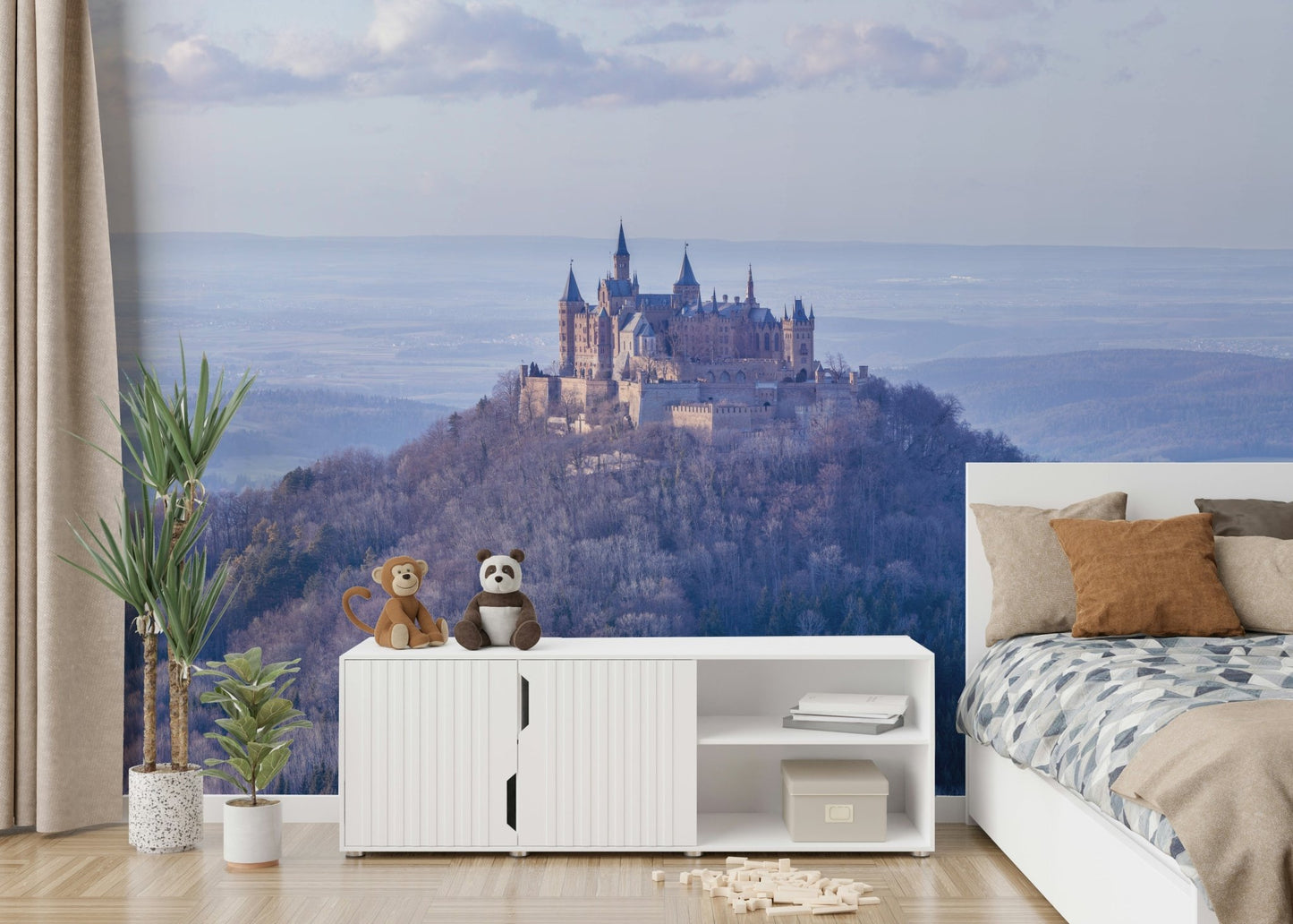 Elegant Hohenzollern Castle mural for stunning interiors.

