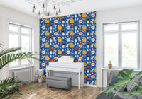 Holiday Cheer Doodle Wallpaper for Walls Festive Decor wall, GD6559