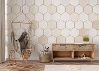 Stylish Honeycomb Pattern Wallpaper
 abstract-05