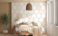 Honeycomb Hexagon wallpaper Murals - Giffywalls abstract-05