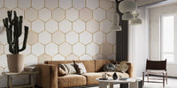 Honeycomb Hexagon wallpaper Murals - Giffywalls abstract-05