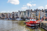 Honfleur Harbor Charm Wall Mural