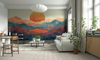 A classic landscape theme wallpaper for walls.

