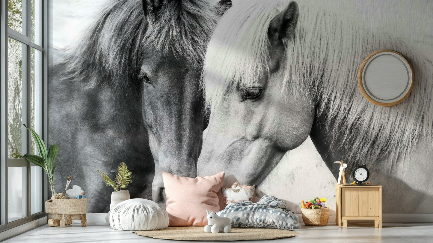 Wall decor evoking serenity and a love for animals.

