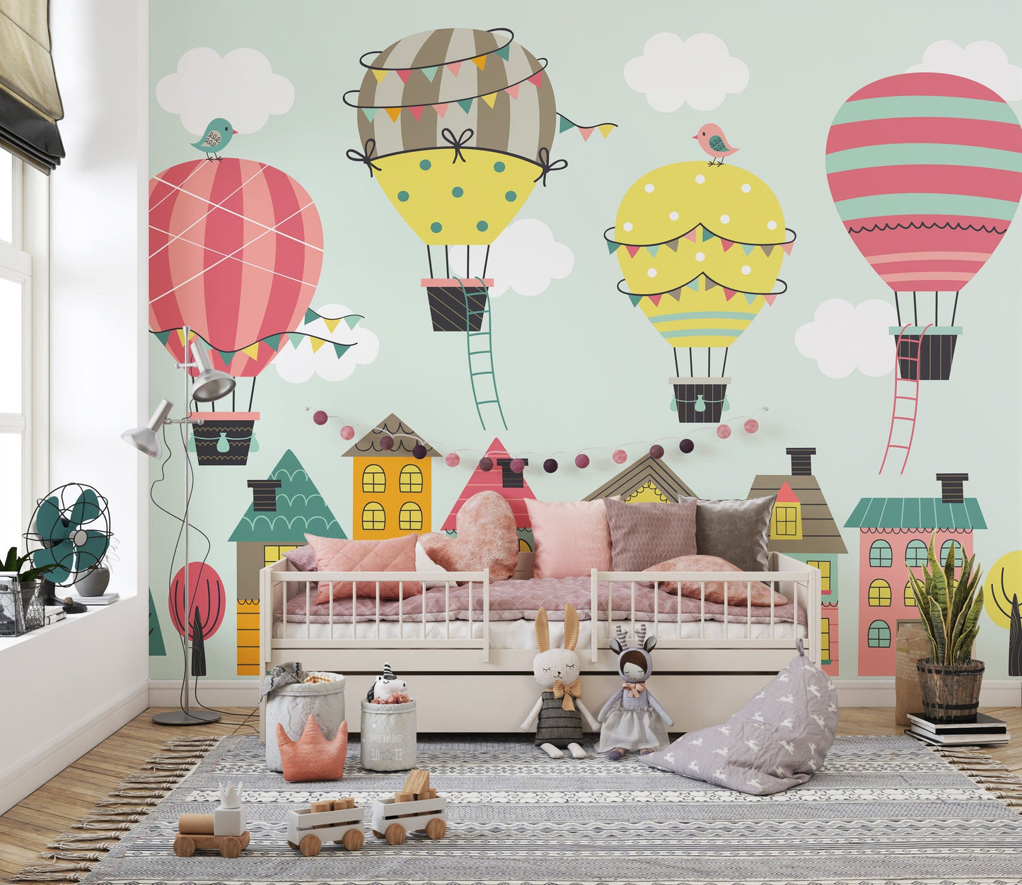 Hot Air Balloons Nursery wallpaper - Giffywalls