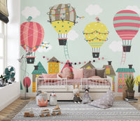 Hot Air Balloons Nursery wallpaper - Giffywalls