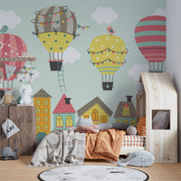Hot Air Balloons Wallpaper Mural