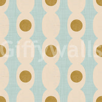 Retro Hourglass Echo design, stylish peel and stick wallpaper.