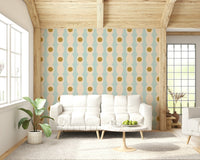 Sophisticated Hourglass Echo Wallpaper vertical ovals