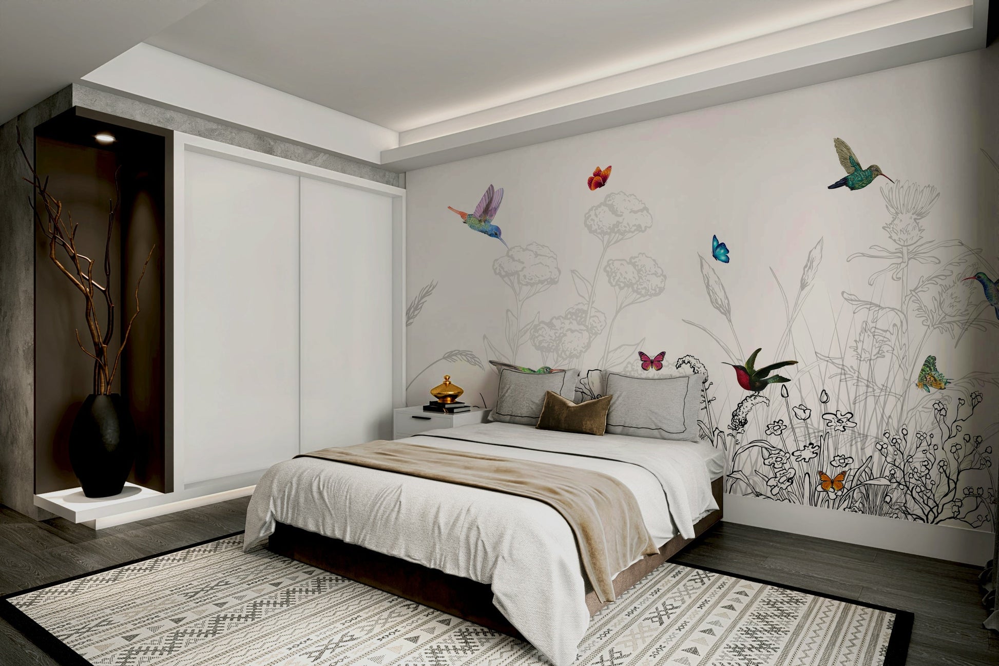 The style is artistic and natural.

