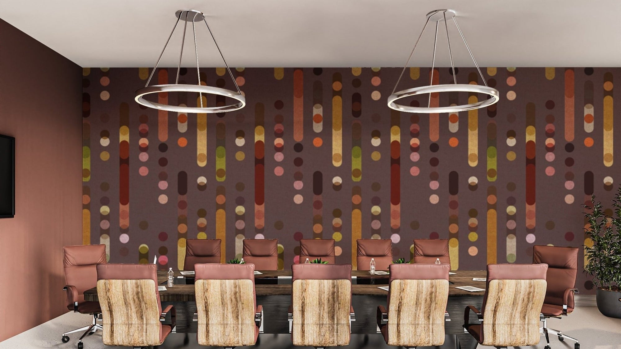 Hushed Geometry wallpaper for refined, geometric-inspired walls., AN142