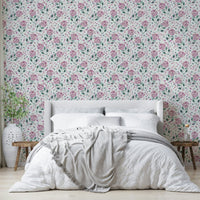 Elegant floral garden wallpaper

