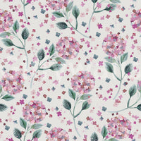 Blooming hydrangea mural wallpaper

