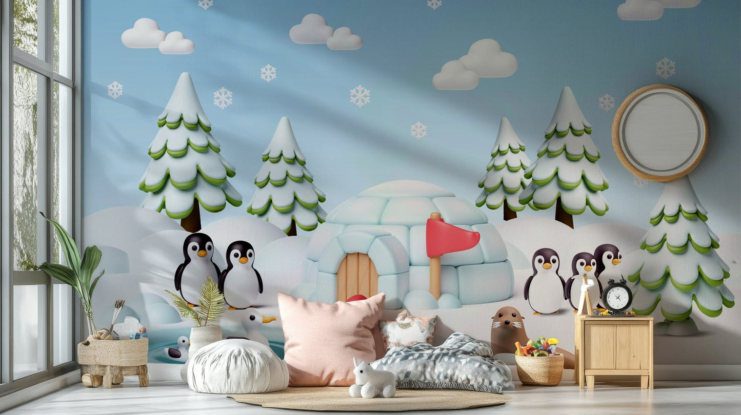 The style is artistic, simple, and reminiscent of a cartoon.
