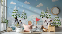 The style is artistic, simple, and reminiscent of a cartoon.
