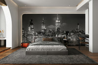 Stunning New York City skyline mural with Little Island

