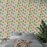 Close-up of stick and leaf insect camouflage wallpaper GD485

