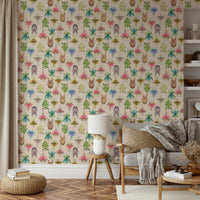 Quiet and natural wallpaper for walls close-up GD485

