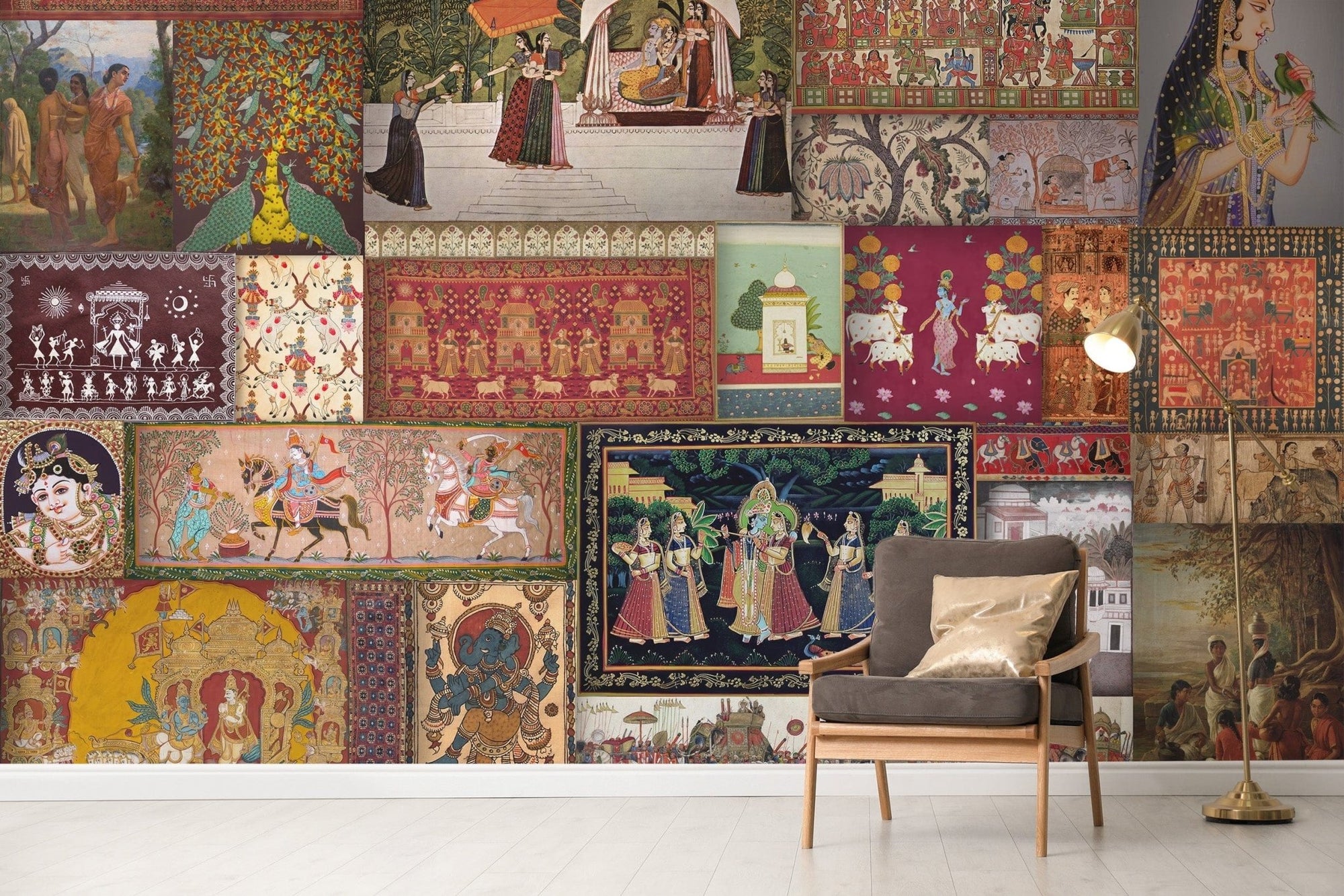 Ancient Indian Heritage Wall Mural C222
