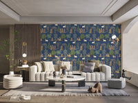 Decorative Indian Folk Art Wallpaper
