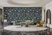 Handcrafted Indian Folk Art Wallpaper
