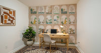 Entryway decorated with Indian Palace View Wall Mural for a majestic feel.