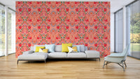 Vibrant floral wall mural GD799
