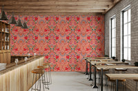 Botanical pattern wall mural GD799
