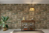 Traditional Indian village scene wallpaper

