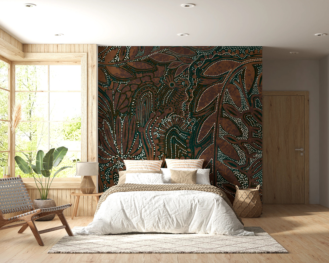 Indigenous Forest Wall Mural