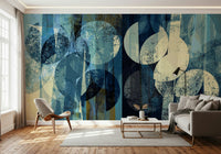 A classic abstract circle wallpaper for walls.