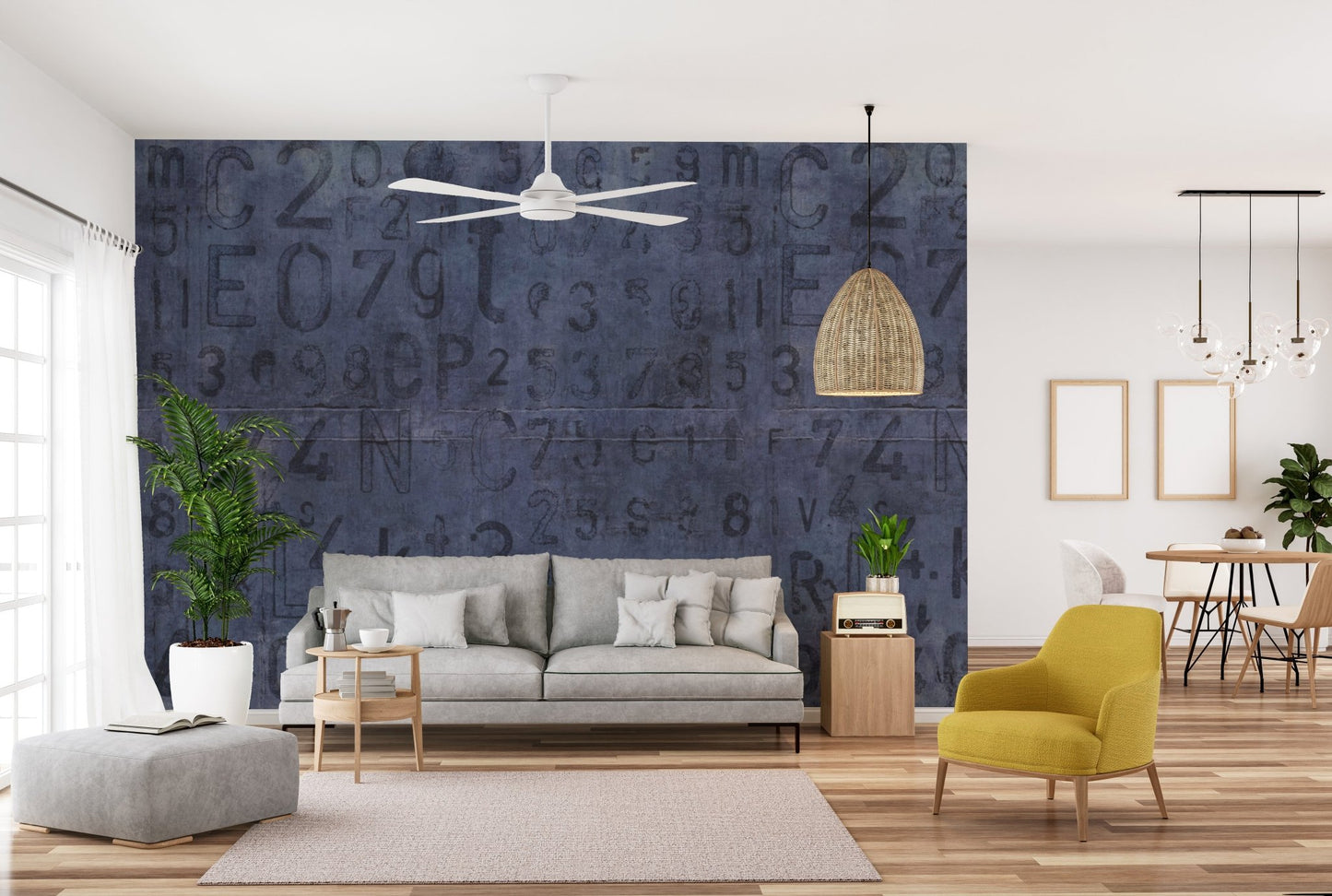 Dark grunge industrial wallpaper design
