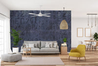 Dark grunge industrial wallpaper design
