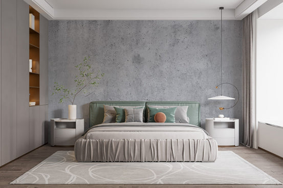 Industrial gray concrete texture wallpaper A585