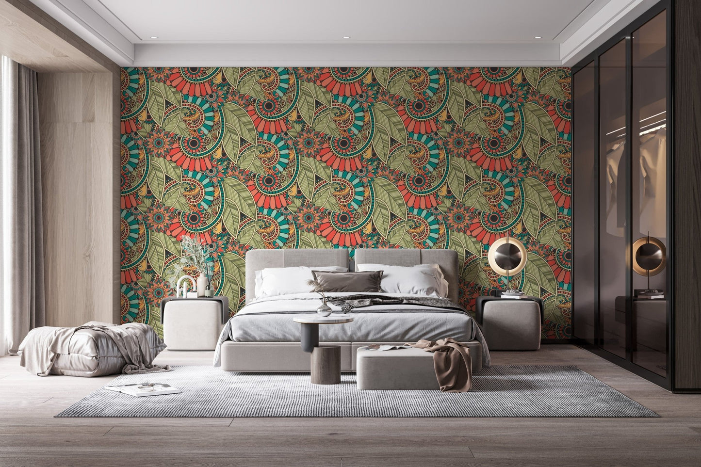 Zentangle Doodle Repeat Pattern Wallpaper - Giffywalls A966