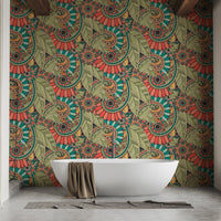 Zentangle Doodle Repeat Pattern Wallpaper - Giffywalls A966