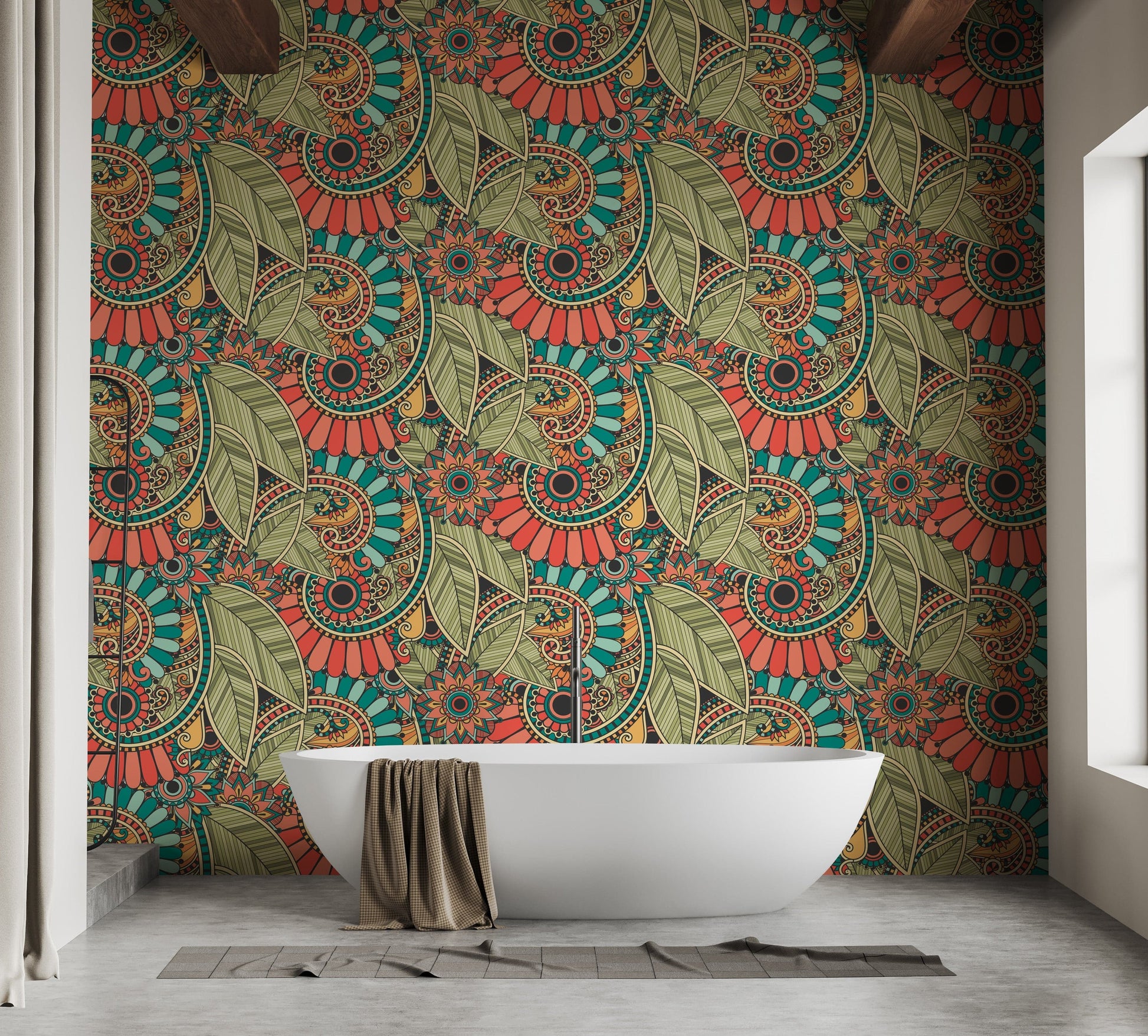 Zentangle Doodle Repeat Pattern Wallpaper - Giffywalls